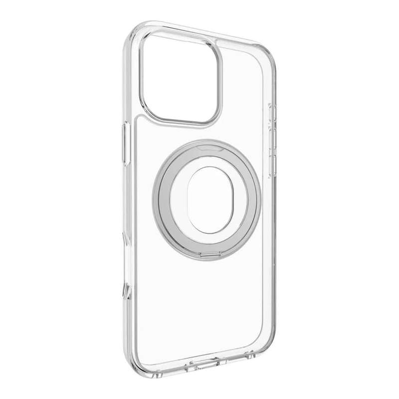 MagEasy MagStand 360 M Protective Phone Case for iPhone 16 Pro Max - Transparent