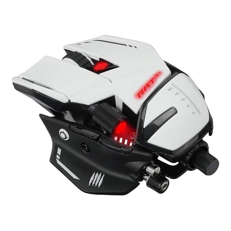 Mad Catz R.A.T. 8+ Optical Wired Gaming Mouse MR05DCINWH000-0