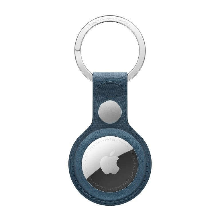 Apple FineWoven Key Ring for AirTag Pacific Blue MT2K3ZM/A