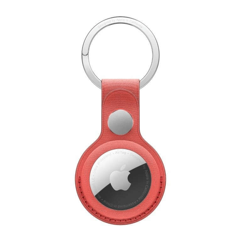 Apple FineWoven Key Ring for AirTag Coral MT2M3ZM/A