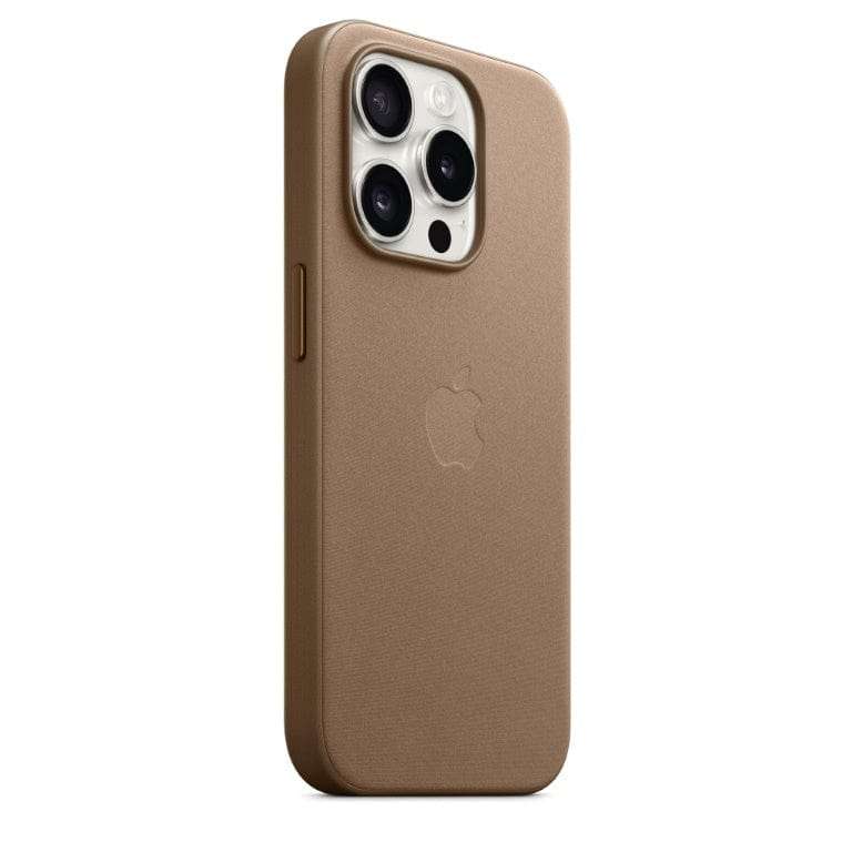 Apple iPhone 15 Pro FineWoven Taupe Case with MagSafe Support