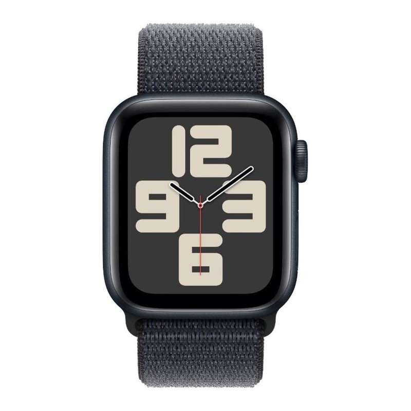 Apple Watch SE GPS 40mm Midnight Aluminium Case with Ink Sport Loop MXEA3QA/A