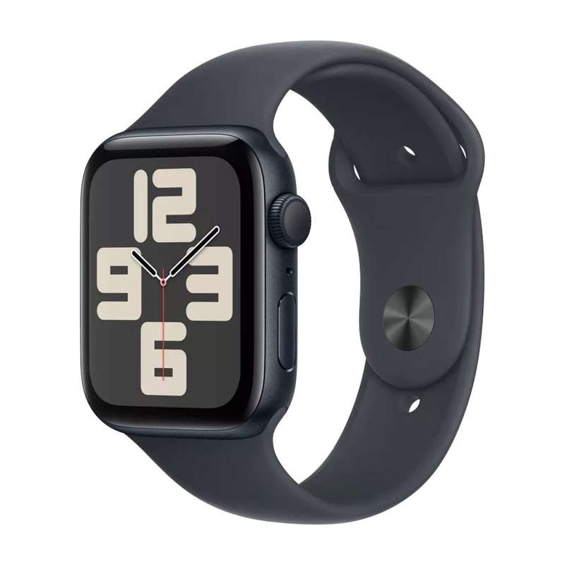 Apple Watch SE GPS 44mm Midnight Aluminium Case with Midnight Sport Band S/M