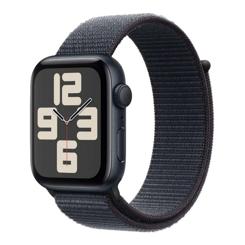 Apple Watch SE GPS 44mm Midnight Aluminium Case with Ink Sport Loop MXEP3QA/A