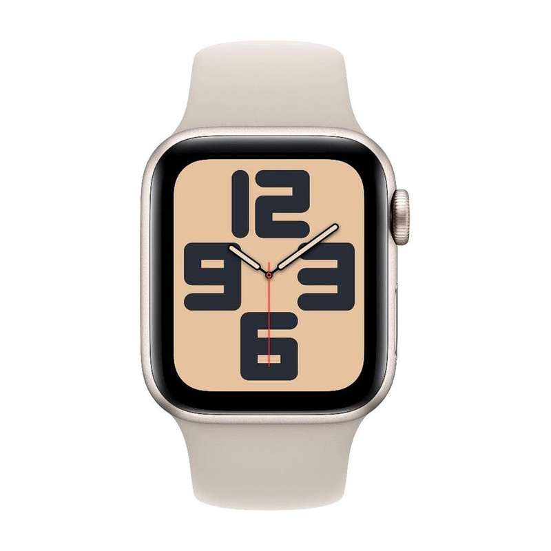 Apple Watch SE GPS 44mm Starlight Aluminium Case with Starlight Sport Band M/L