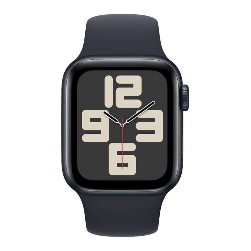 Apple Watch SE GPS + Cellular 40mm Midnight Aluminium Case with Midnight Sport Band M/L MXGD3QA/A