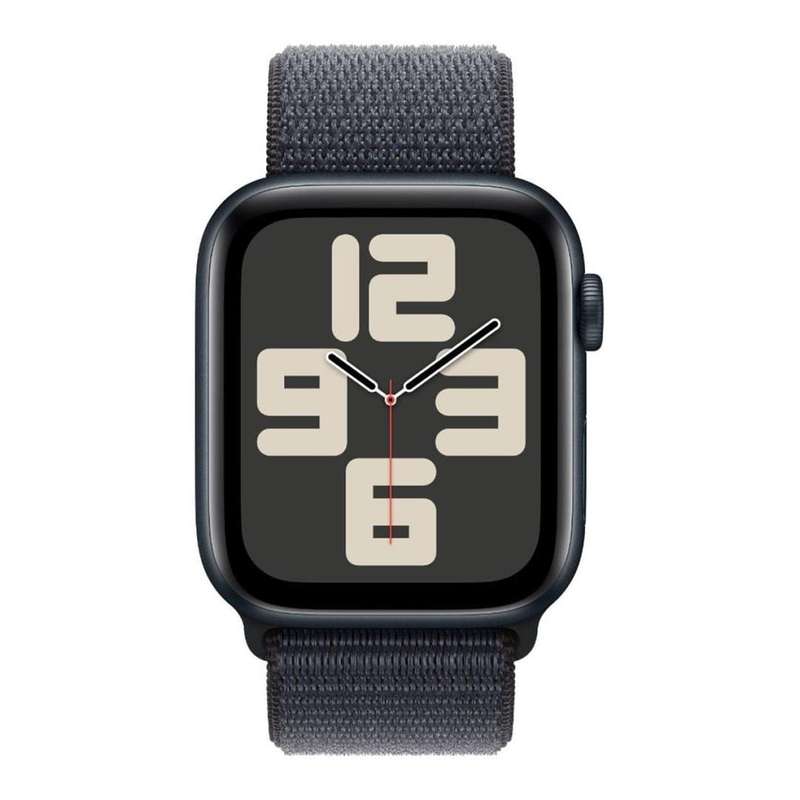 Apple Watch SE GPS + Cellular 44mm Midnight Aluminium Case with Ink Sport Loop MXGN3QA/A