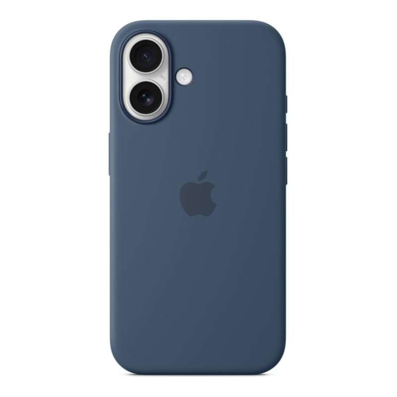 Apple iPhone 16 Denim Silicone Case with MagSafe Support