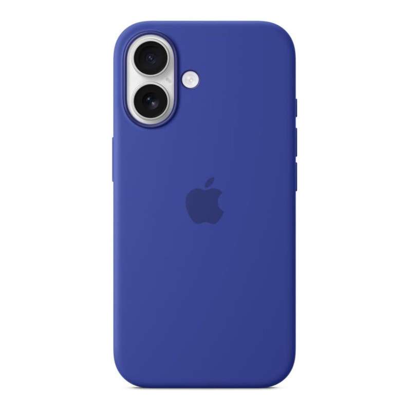 Apple iPhone 16 Ultramarine Silicone Case with MagSafe Support