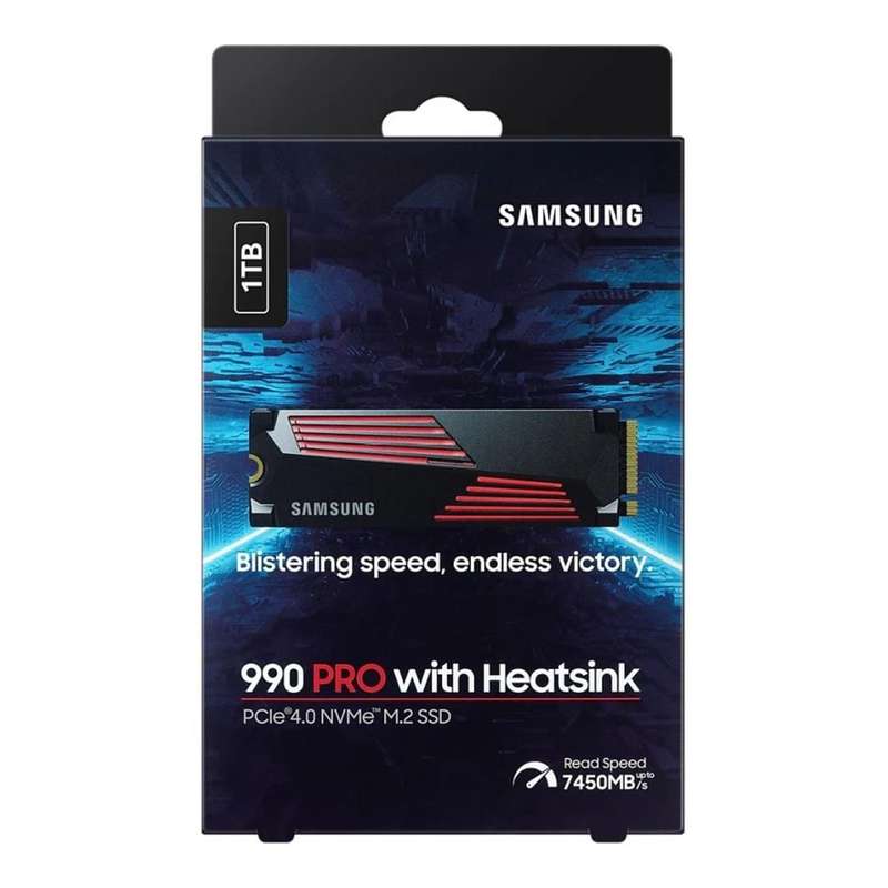Samsung 990 PRO 1TB PCI Express 4.0 M.2 V-NAND MLC NVMe Internal SSD MZ-V9P1T0CW