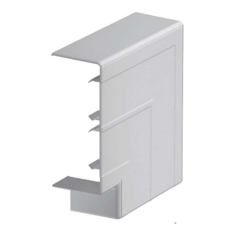 O-Line Flat Clip-On Trunking Bend Grey NET-6113272