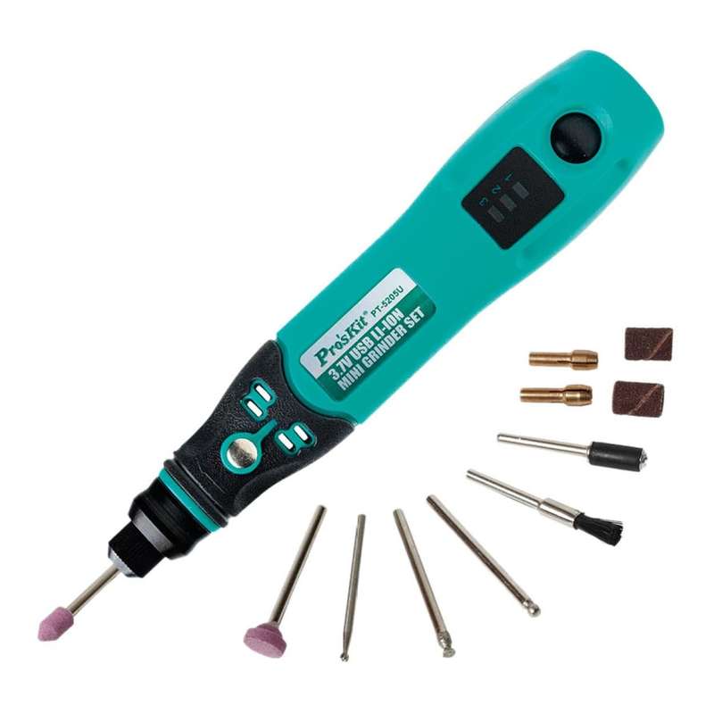 Pro'sKit PT-5205U 3.7V USB LI-ION Mini Grinder Set NET-PT-5205U