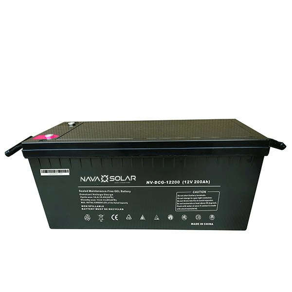 NavaSolar Deep Cycle Gel VRLA 12V 200AH Battery NV-DCG-12200