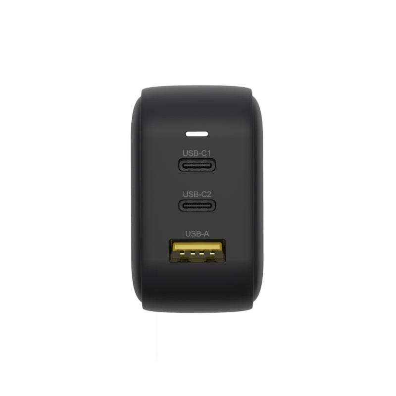 Unitek66W 3-PortUSB TravelChargerBlackP1108ABK