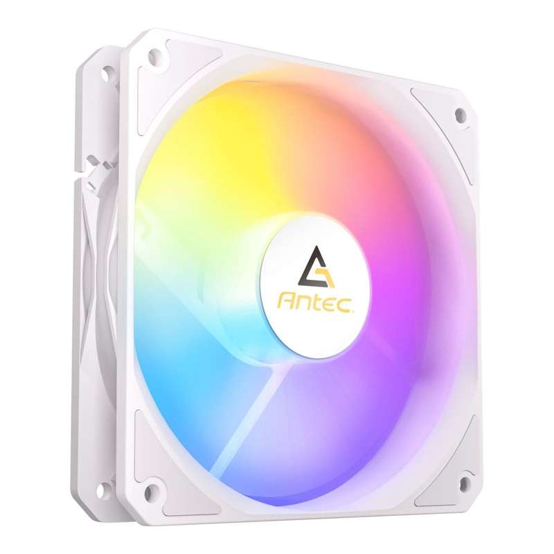 Antec P12 PWM 120mm ARGB Reverse Case Fan - White P12R ARGB White