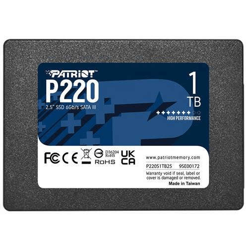 Patriot Memory P220 2.5-inch 1TB Serial ATA III Internal SSD P220S1TB25