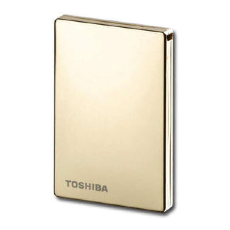 Toshiba Stor.E Steel 1.8-inch 160GB Gold External Hard Drive PA4142E-1HA6