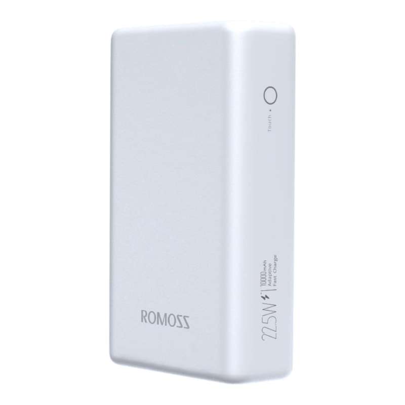 Romoss PAC10 10000mAh 20W Fast Charge Powerbank White PAC10-172-1133H