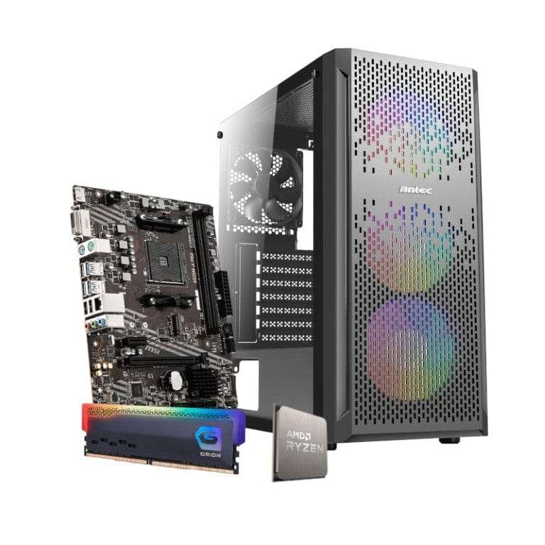 PCBuilder DEFENDER Gaming Tower PC - AMD Ryzen 5 5600G 500GB SSD 16GB RAM Windows 11 Home PCB_DEFEND