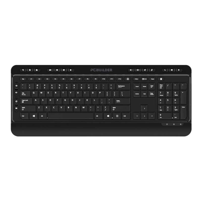 PCBuilder Alpha Silent Wireless Keyboard and Mouse Combo PCB-KBC-ALPHA-US