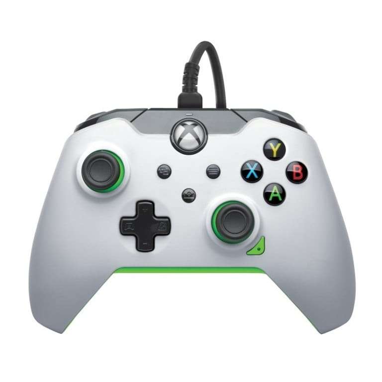 PDP Wired Controller for Xbox Series X/S Neon White PDP-049-012-WG