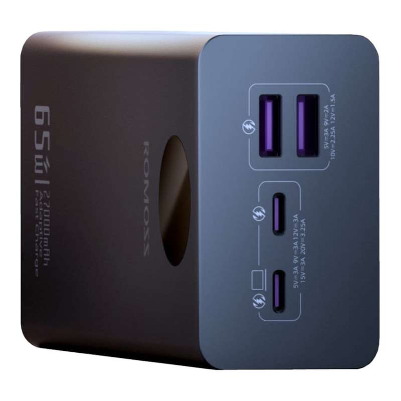 Romoss PEA27S Pro 27000mAh 65W Fast Charge Powerbank Black PEA27-282-2133H