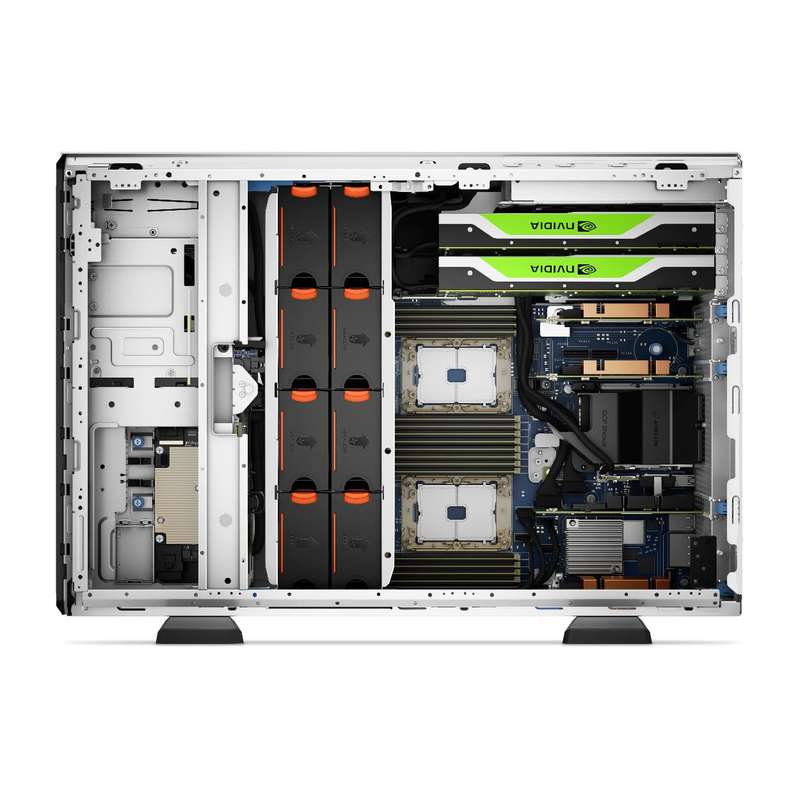 Dell PowerEdge T550 5U Tower Server - Intel Xeon Silver 4309Y 480GB SSD 16GB RAM 2x 700W