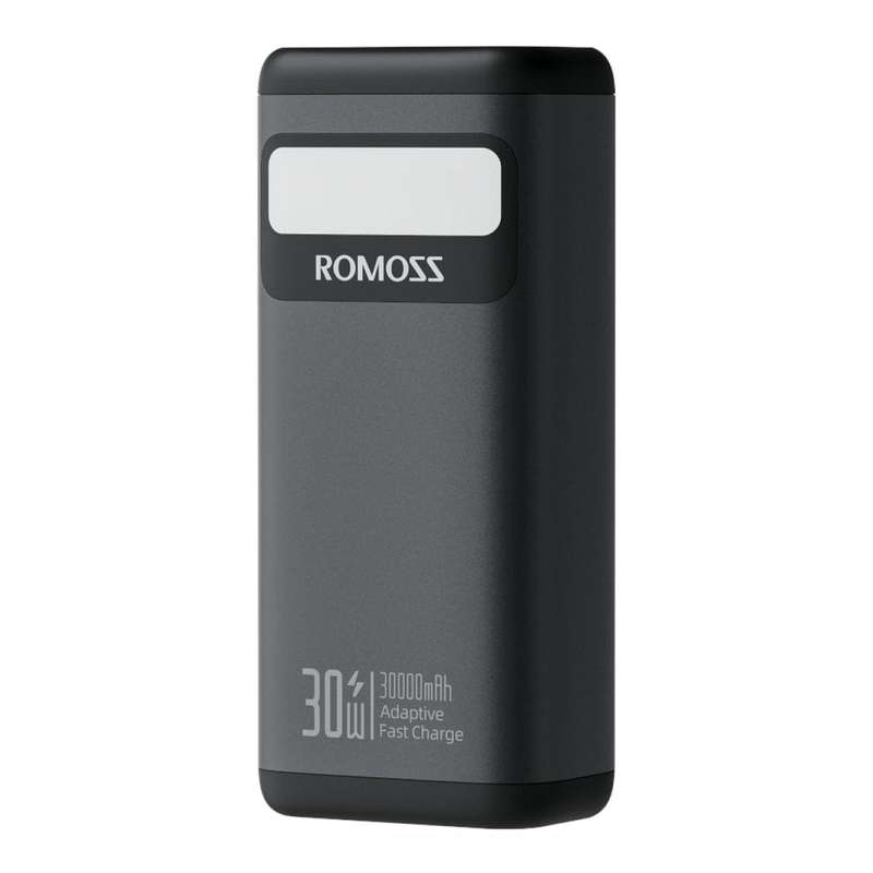 Romoss PMT30 30000mAh 30W Fast Charge Powerbank Black PMT30-192-2133H
