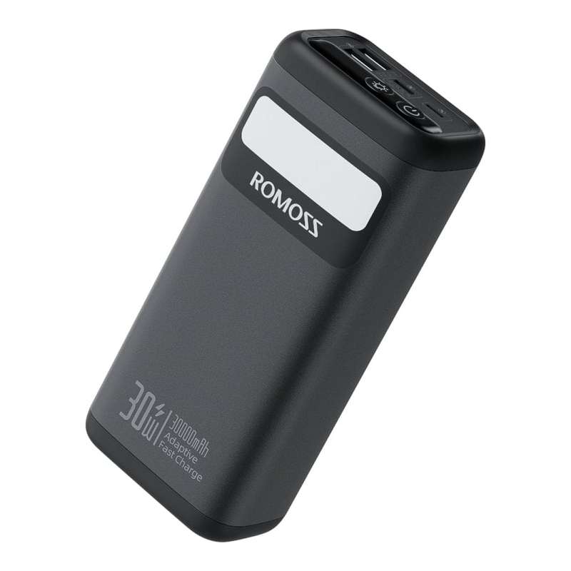 Romoss PMT30 30000mAh 30W Fast Charge Powerbank Black PMT30-192-2133H