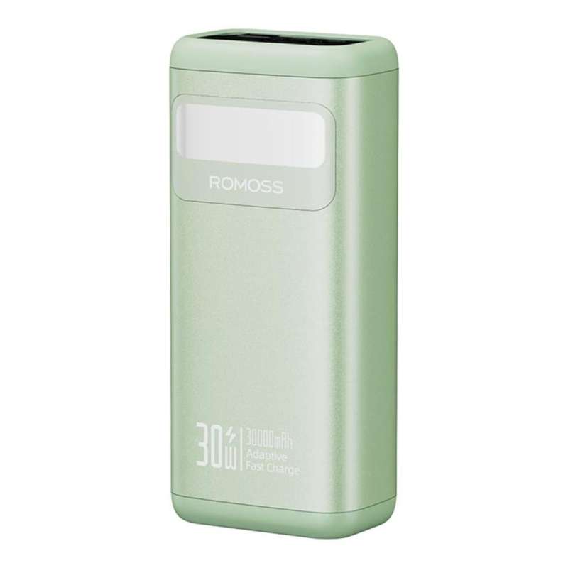 Romoss PMT30 30000mAh 30W Fast Charge Powerbank Green PMT30-192-M133H