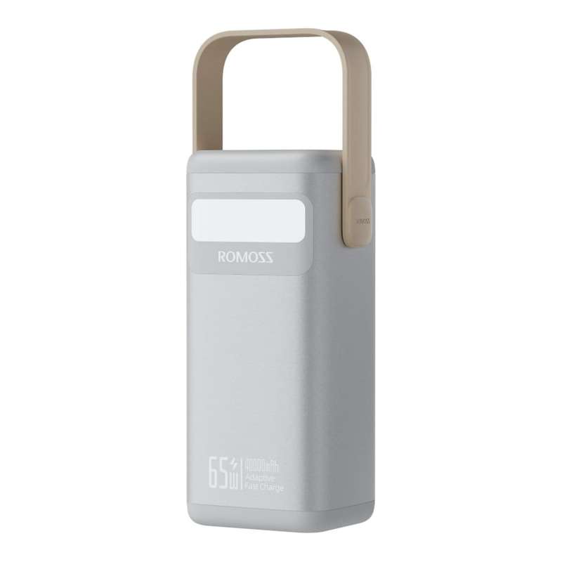 Romoss PMT40 EZCarry Pro 40000mAh 65W Fast Charge Powerbank Silver PMT40-182-S133H