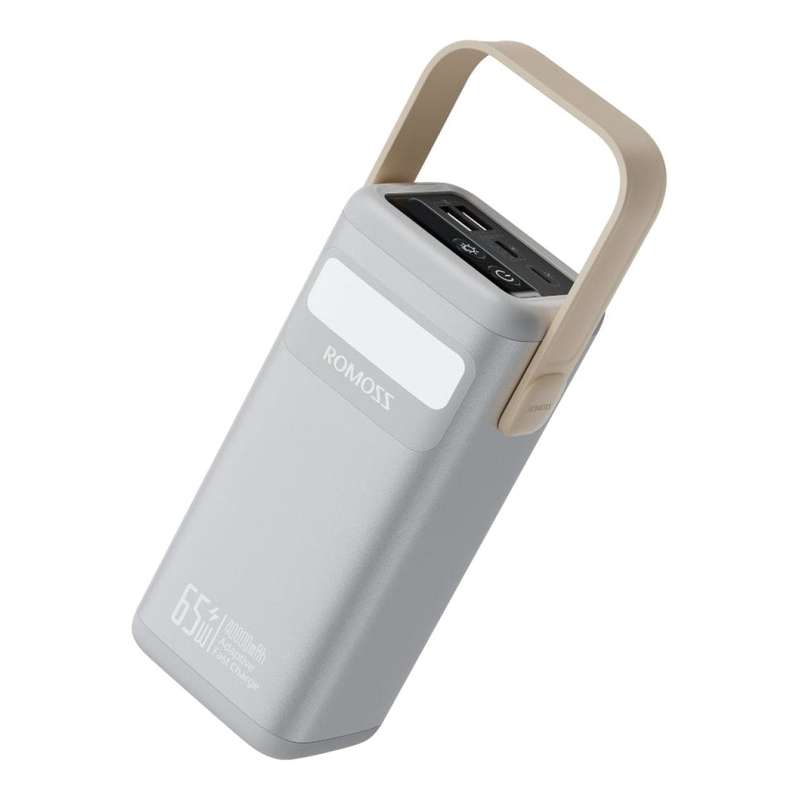 Romoss PMT40 EZCarry Pro 40000mAh 65W Fast Charge Powerbank Silver PMT40-182-S133H
