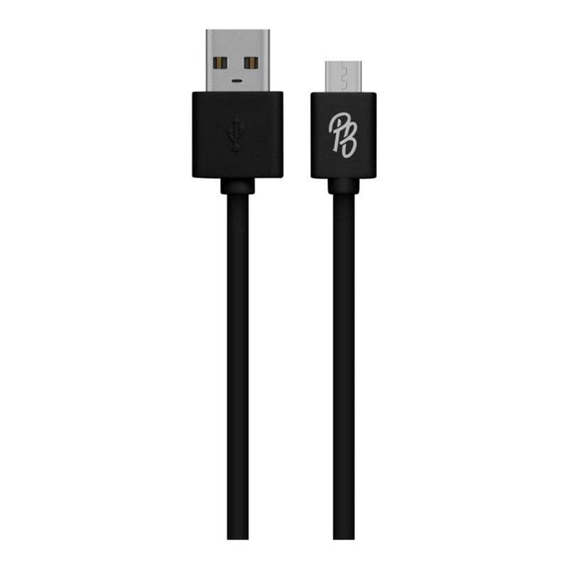 Pro Bass FlexiCord Series Type-A To Micro-USB Charging Cable Black 2m PR-20018-BK