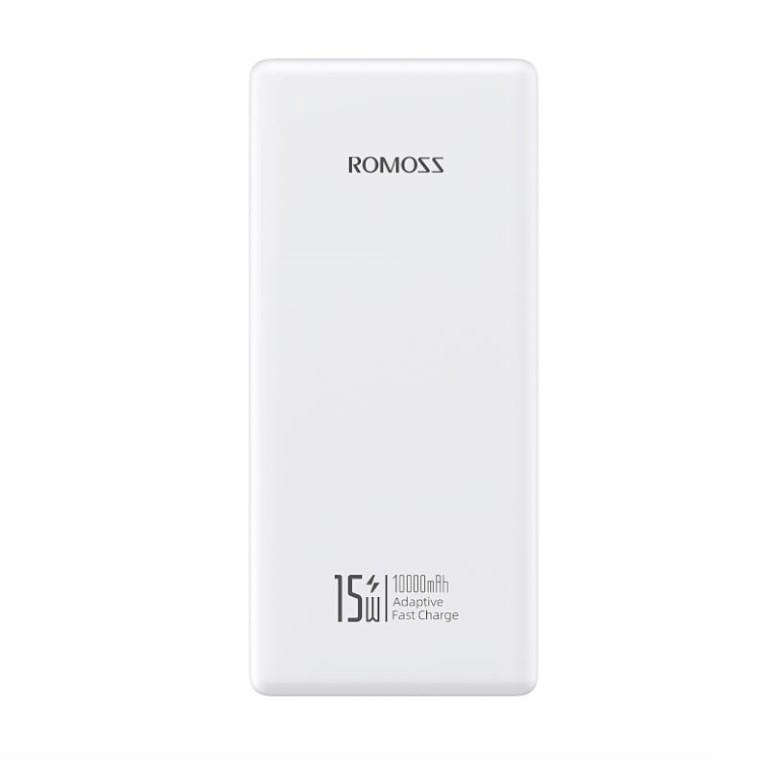 Romoss PRC10 10000mAh 15W Power Bank -White PRC10-141-1133H