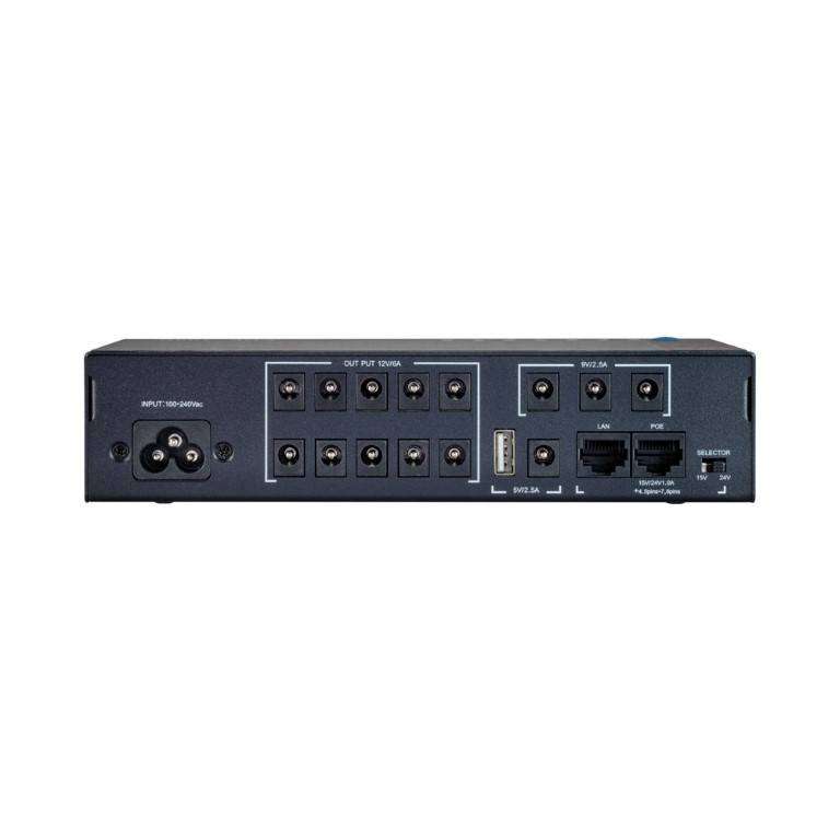 LinkQnet 100W 5V to 12V 17600mAh with 15V to 24V PoE Mini DC UPS PWR-DC-UPS-POE-100W