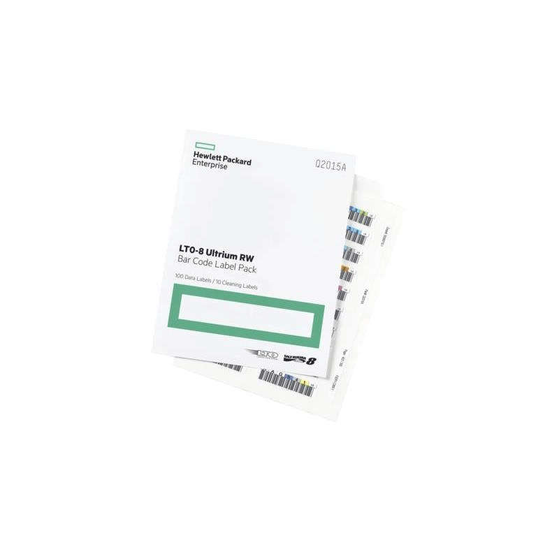 HPE LTO-8 Ultrium RW Barcode Label Pack Q2015A