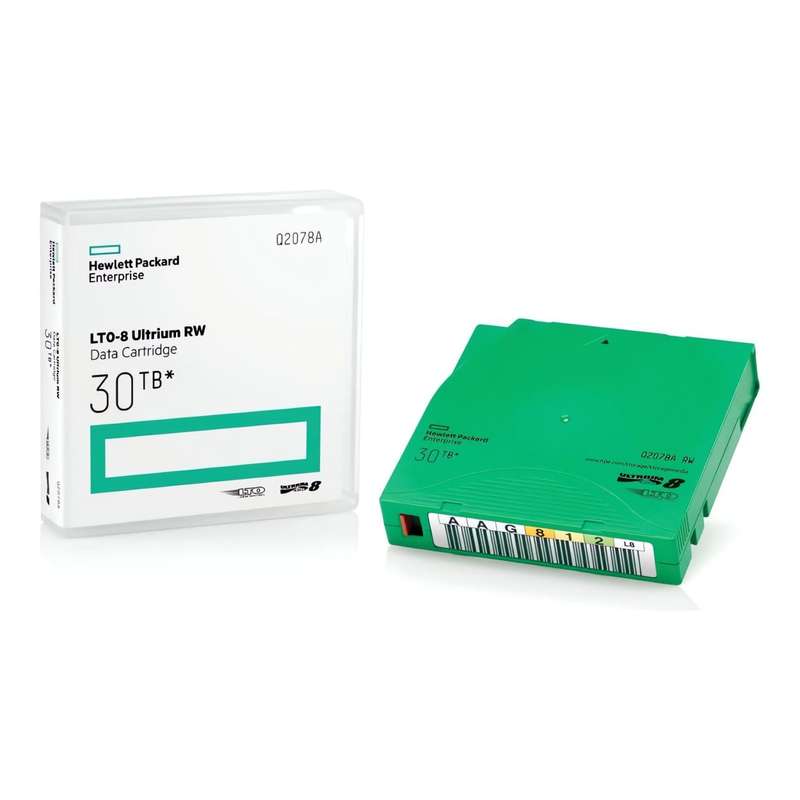 HPE LTO-8 Ultrium 30TB RW Data Cartridge  Up to 360 MB/s Transfer Rate