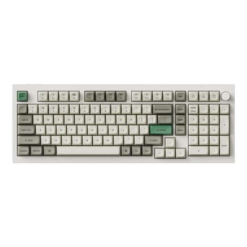 Keychron QMK/VIA Wireless Custom Keyboard - Shell White Q5M-P1