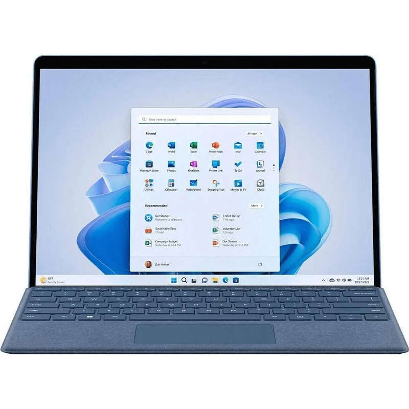 Microsoft Surface Pro 9 13-inch Tablet - Intel Core i7-1265U 256GB SSD 16GB RAM Win 11 Pro Sapphire