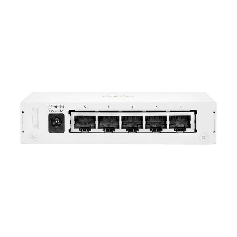 HPE Networking Instant On 1430 5-port Unmanaged L2 Gigabit Ethernet Switch White R8R44A