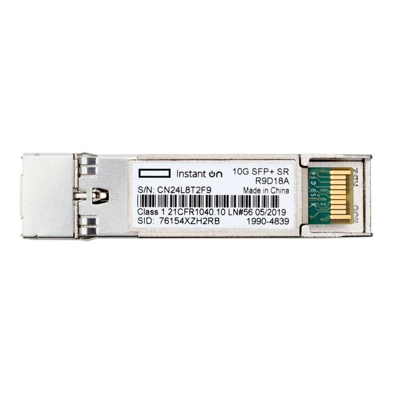HPE Networking Instant On 10G SFP+ LC SR 300m OM3 MMF Transceiver R9D18A