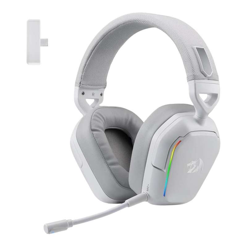 Redragon H868 RGB Wireless Gaming Headset White RD-H868W