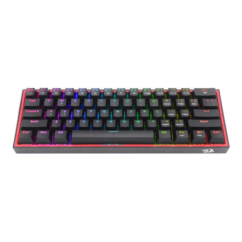 Redragon K617 FIZZ 60 Wired RGB Gaming Keyboard - Black RD-K617-RGB