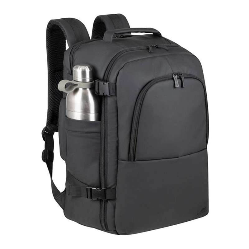 Rivacase 8465 17.3-inch Coated Eco Travel Notebook Backpack - Black RIVA-8465-BLACK