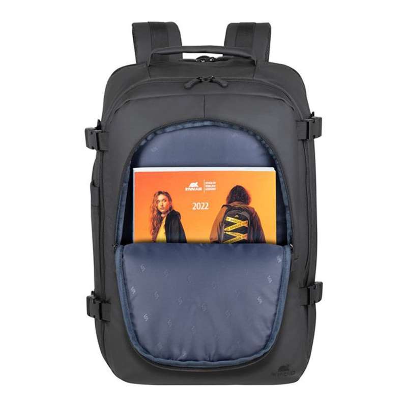 Rivacase 8465 17.3-inch Coated Eco Travel Notebook Backpack - Black RIVA-8465-BLACK