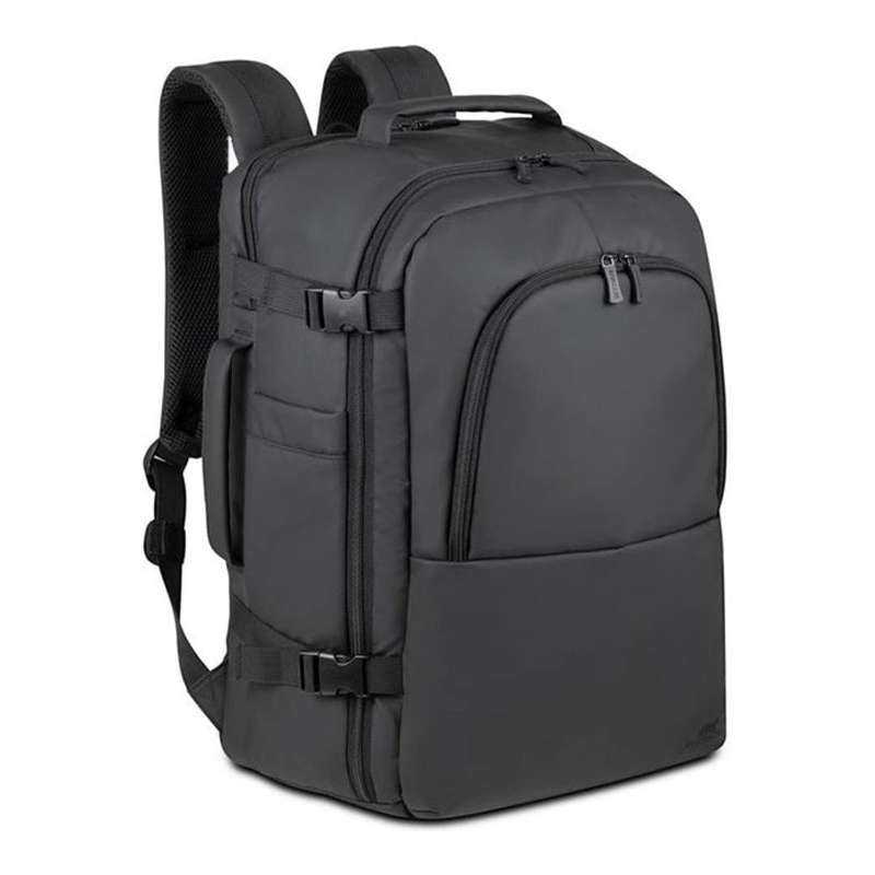 Rivacase 8465 17.3-inch Coated Eco Travel Notebook Backpack - Black RIVA-8465-BLACK