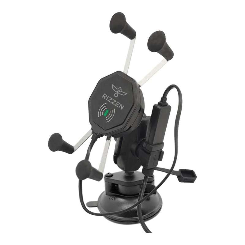 Rizzen X-Grip Wireless Charger with Suction Cup RIZZ-XGC-SC-B9-BSCB