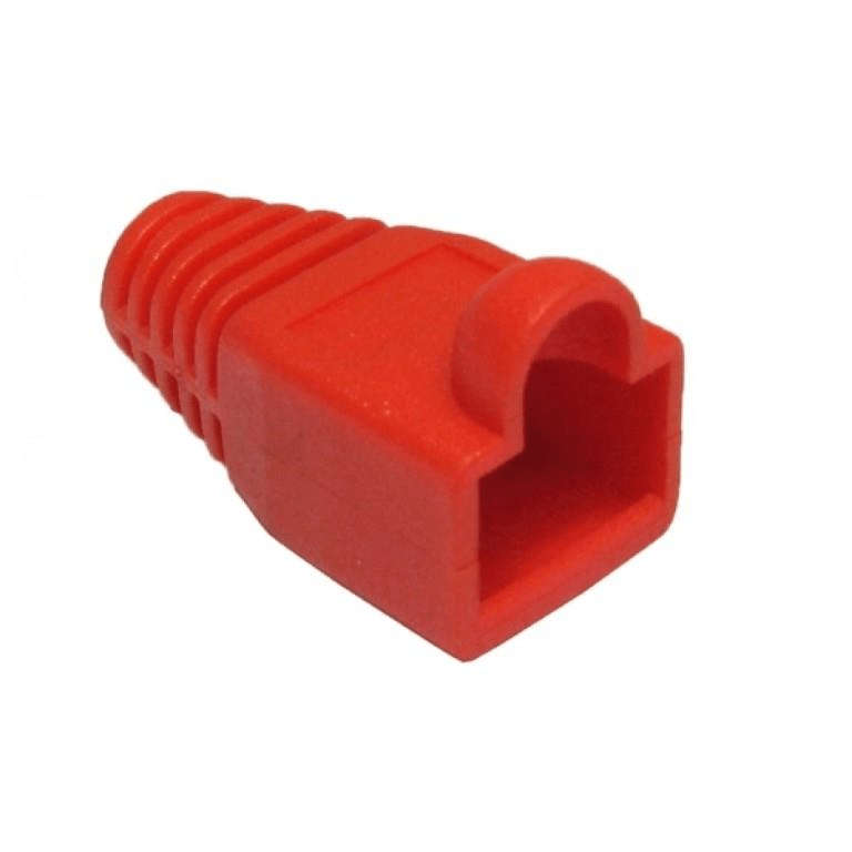Connect RJ45BTSR RJ45 Boots 50-pack Red