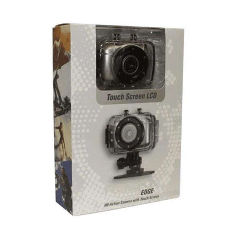Rocka Edge Series 720p HD Action Camera with Touchscreen Silver RK-10001-SL