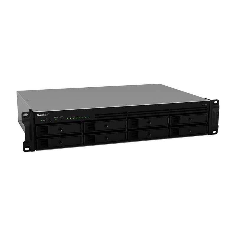 Synology RS1219+ RackStation 8-Bay SATA3 - Intel Atom C2538 2GB RAM NAS Rackmount